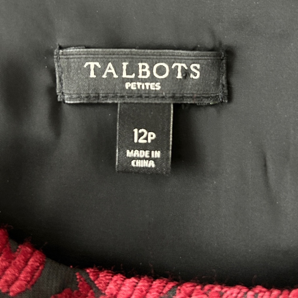 Talbots Petites Wool Blend Sleeveless Sheath Dress (12P) - Picture 13 of 16